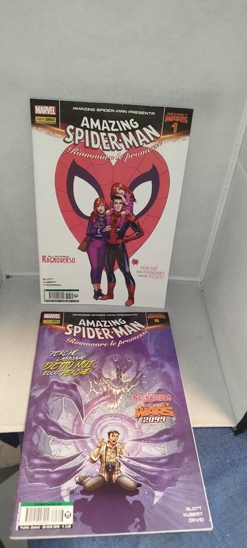 amazing spider-man marvel panini comics 7 volumi secret wars