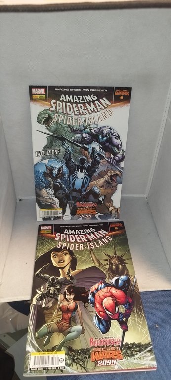 amazing spider-man marvel panini comics 7 volumi secret wars