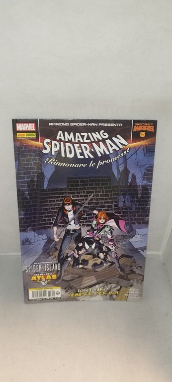 amazing spider-man marvel panini comics 7 volumi secret wars