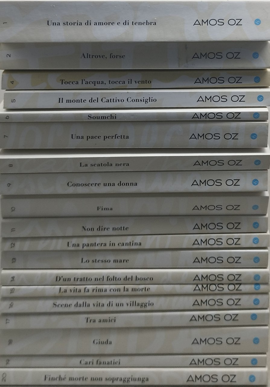 amos oz corriere della sera 19 volumi