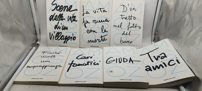 amos oz corriere della sera 19 volumi