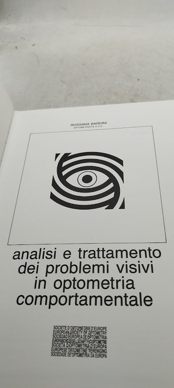 analisi e trattamento dei problemi visivi in optometiria comportamentale