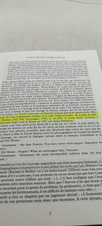 andrè berne joffroy le dossier caravage