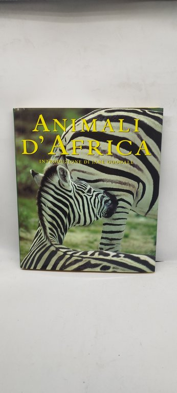 animali d'afica introduzione di jane goodall