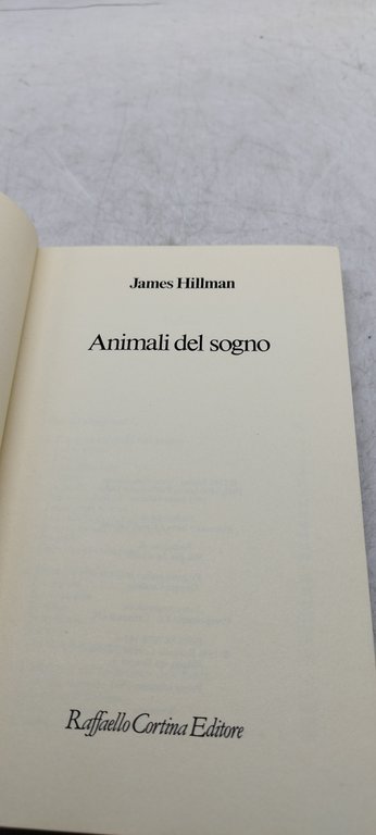 animali del sogno