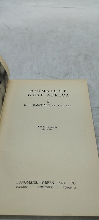 animals of west africa