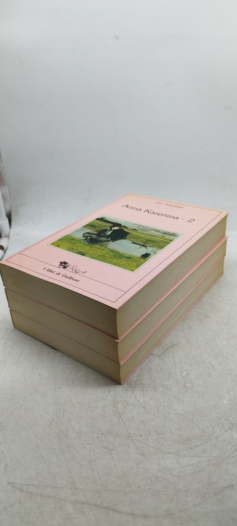 anna karenina lev tolstoj 3 volumi i libri di gulliver