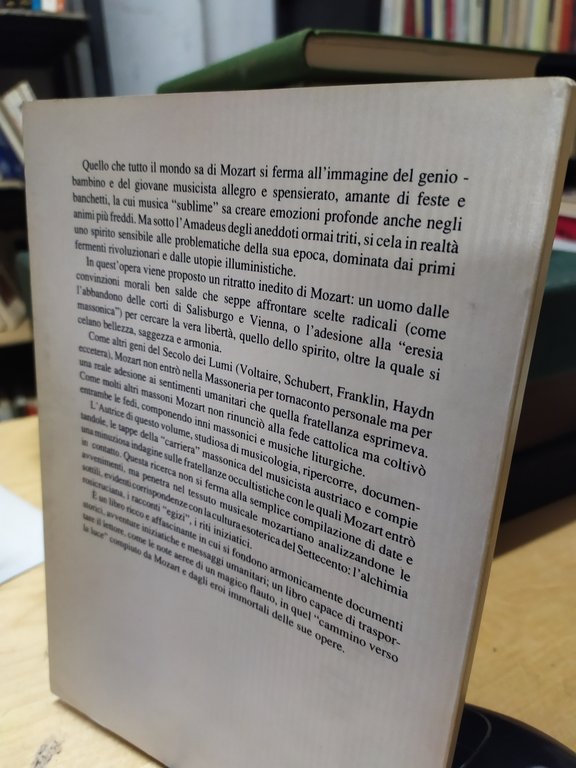 anna manfredini mozart massone lo scarabeo libri