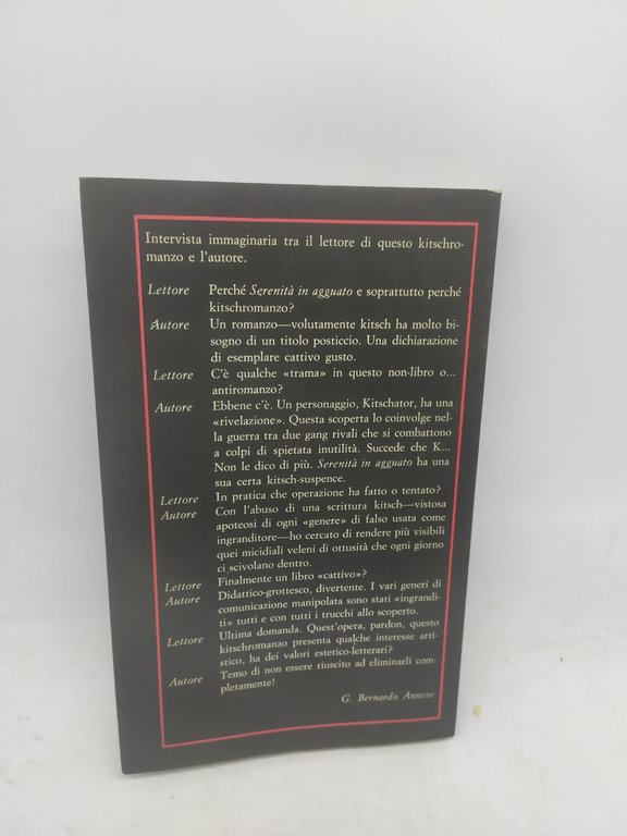 annese serenità in agguato kitschromanzo jaca book 1975