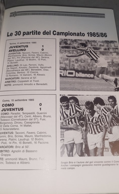 annuario bianconero 1986/87 juventus | Immagine Gallery 5
