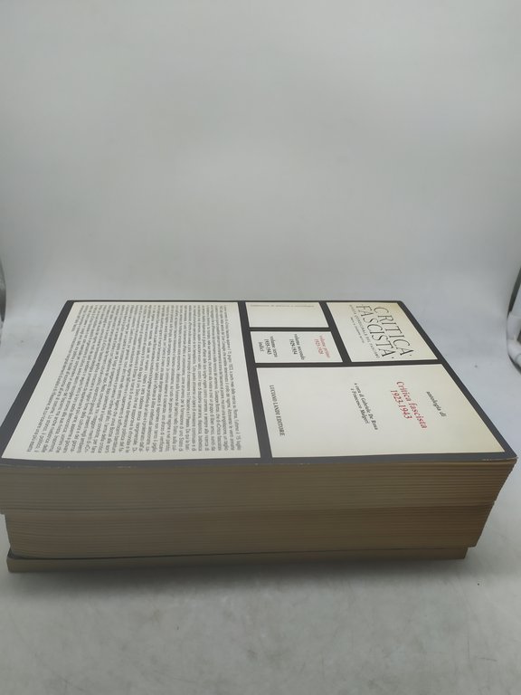 antologia di critica fascista 1923-1943 3 volumi