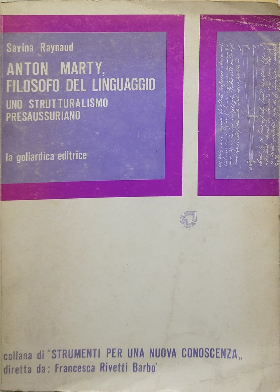 anton marty filosofo del linguaggio uno strutturalismo presaussuriano