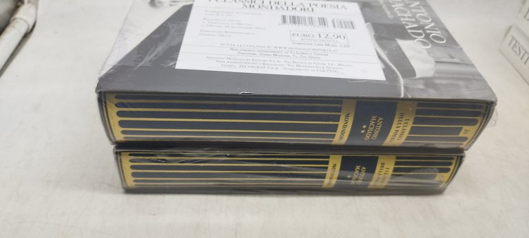 antonio machado i classici della poesia mondadori 2 volumi nuovi
