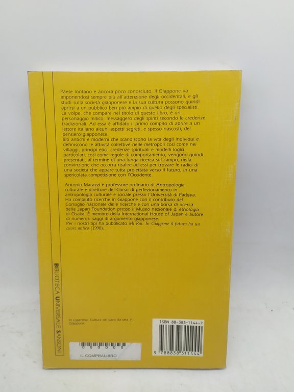 antonio marazzi la volpe di inari e lo spirito giapponese …