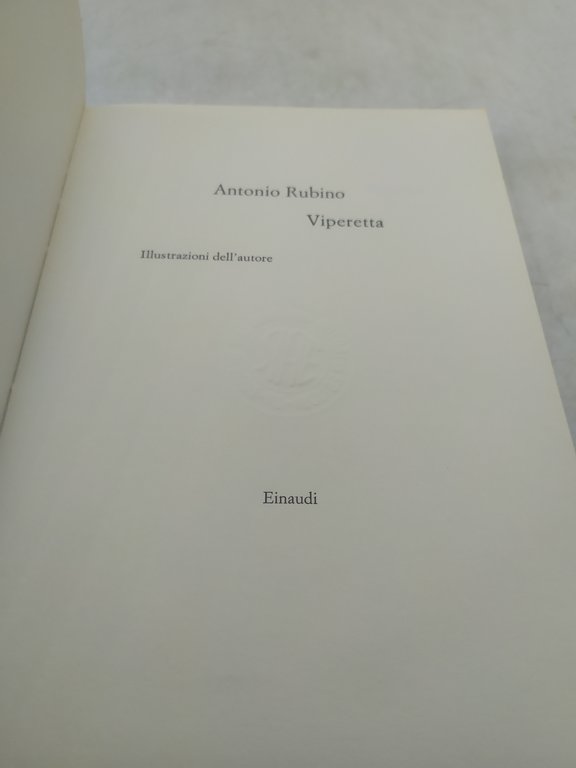 antonio rubino viperetta einaudi 1975