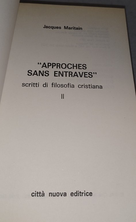 approches san entraves scritti di filosofia cristiana 2 | Immagine Gallery 8