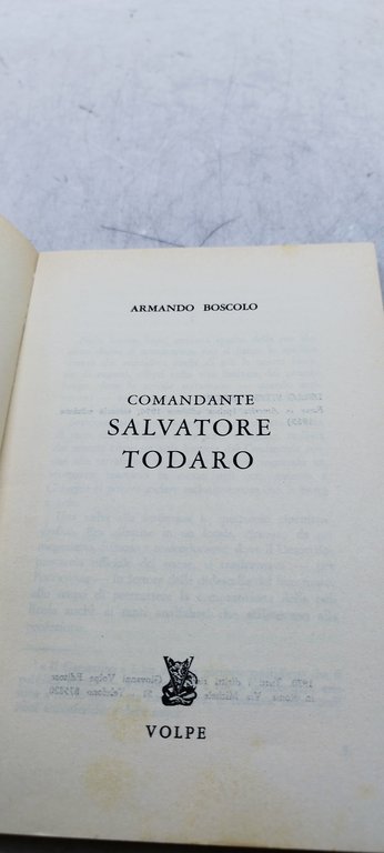 armando boscolo il comandante salvatore todaro