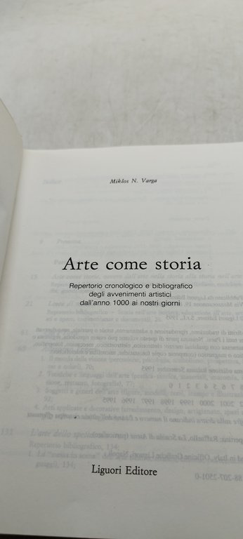 arte come storia liguori editore