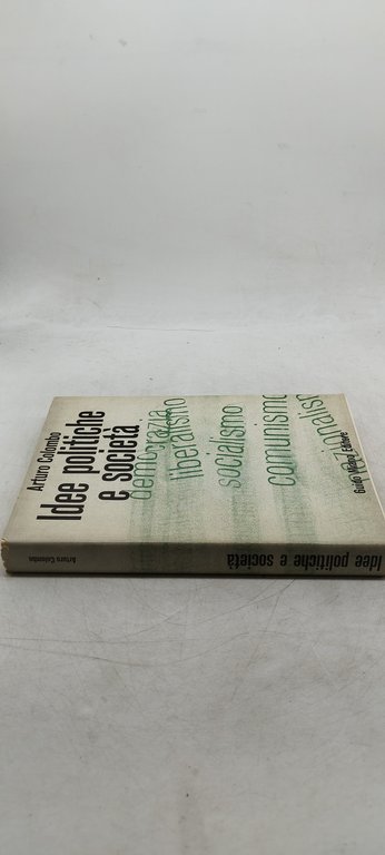 arturo colombo idee politiche e societa' guido milano editore