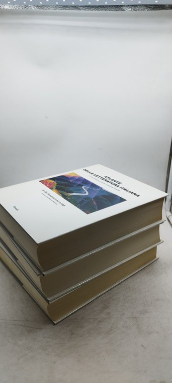 atlante della letteratura italiana 3 volumi einaudi