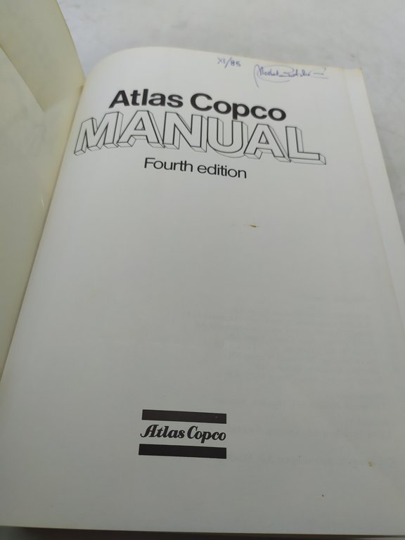 atlas copco manual fourth edition