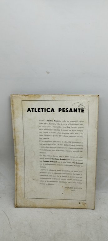 atletica pesante sperling e kupfer