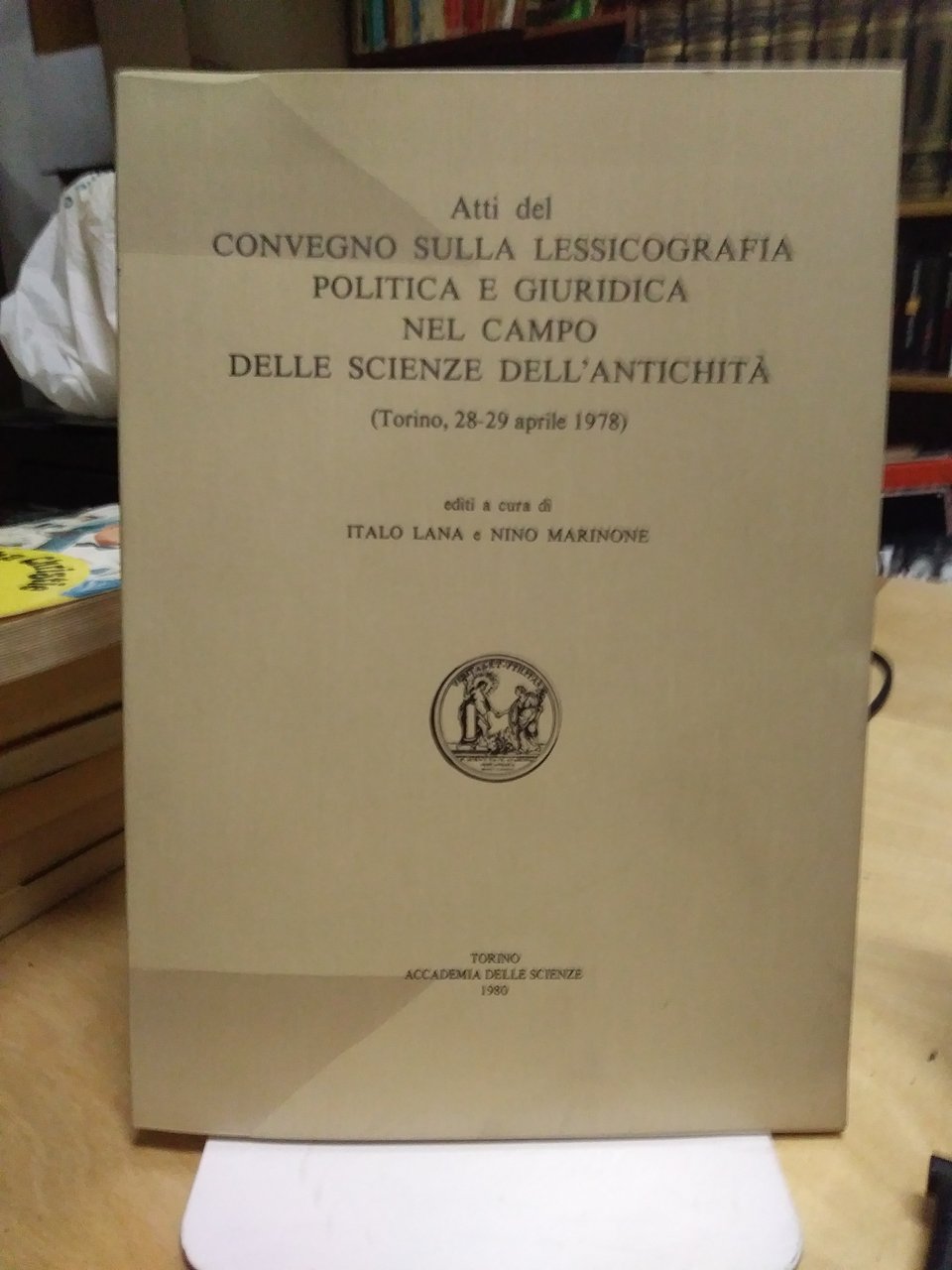 atti del convegno sulla lessicografia politica e giuridica nel campo …