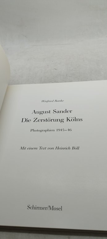 august sander die zerstorung kolns mit einem von heinrich boll …