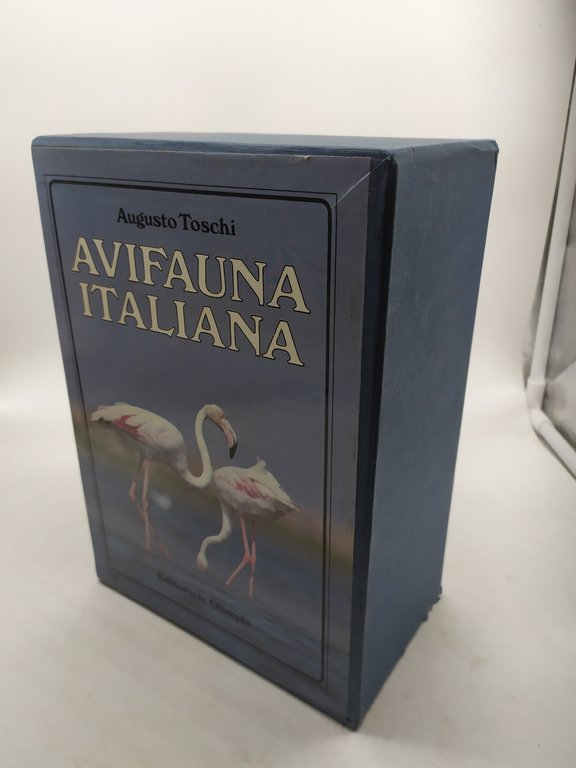 augusto toschi avifauna italiana 3 volumi con cofanetto