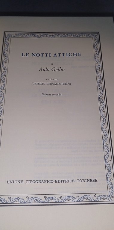 aulo gellio le notti attiche volume secondo | Immagine Gallery 6