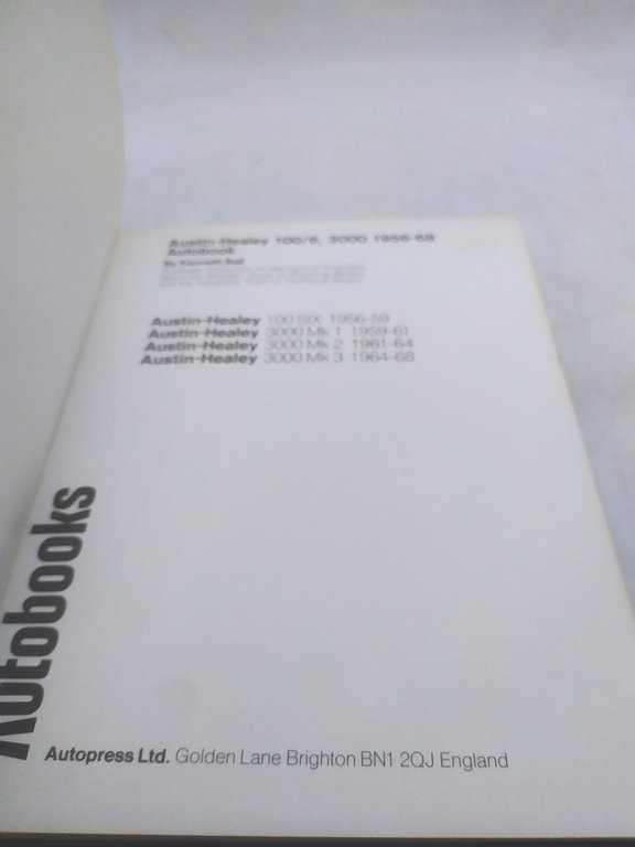 austin healey owners workshop manual kenneth ball