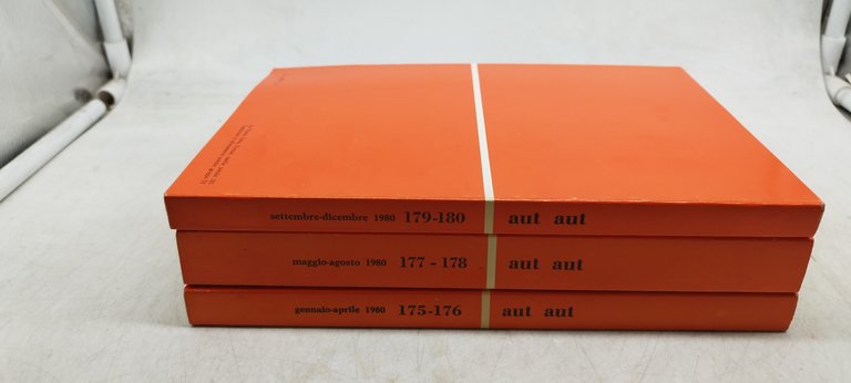 aut aut rivista bimestrale fondata da enzo paci 3 volumi …