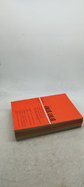 aut aut rivista bimestrale fondata da enzo paci 4 volumi …