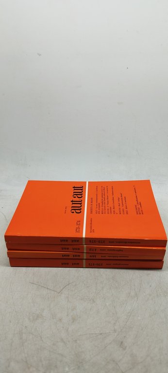 aut aut rivista bimestrale fondata da enzo paci 4 volumi …