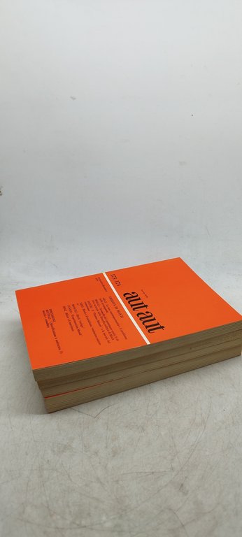 aut aut rivista bimestrale fondata da enzo paci 4 volumi …