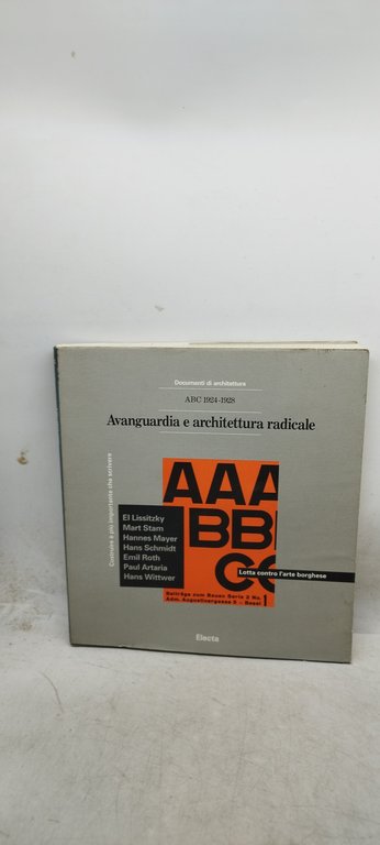 avanguardia e architettura radicale abc 1924-1928 electa