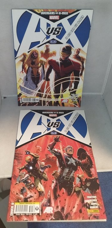 avengers vs x-men + conseguenze + eroi e mutanti panini …
