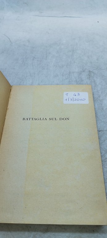 battaglia sul don cesco tomaselli rizzoli