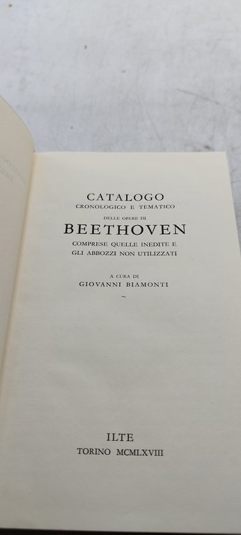 beethoven i quaderni di conversazione + catalogo tematico + le …