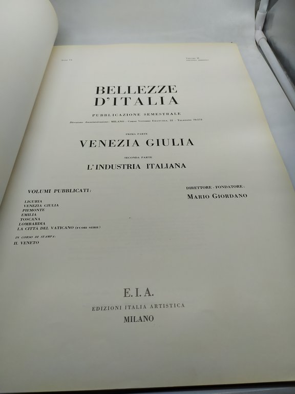 bellezze d'italia venezia giulia II edizione anno vi numero 2 …