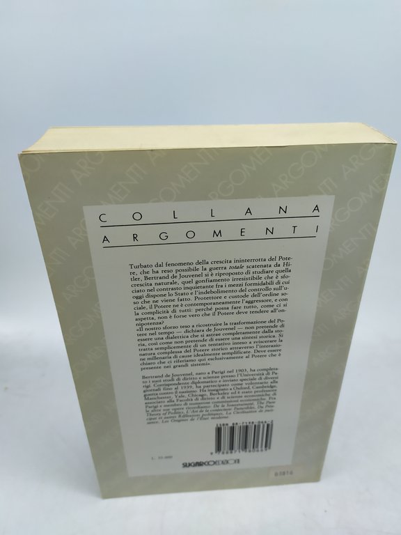 bertrand de jouvenel del potere storia naturale della sua crescita