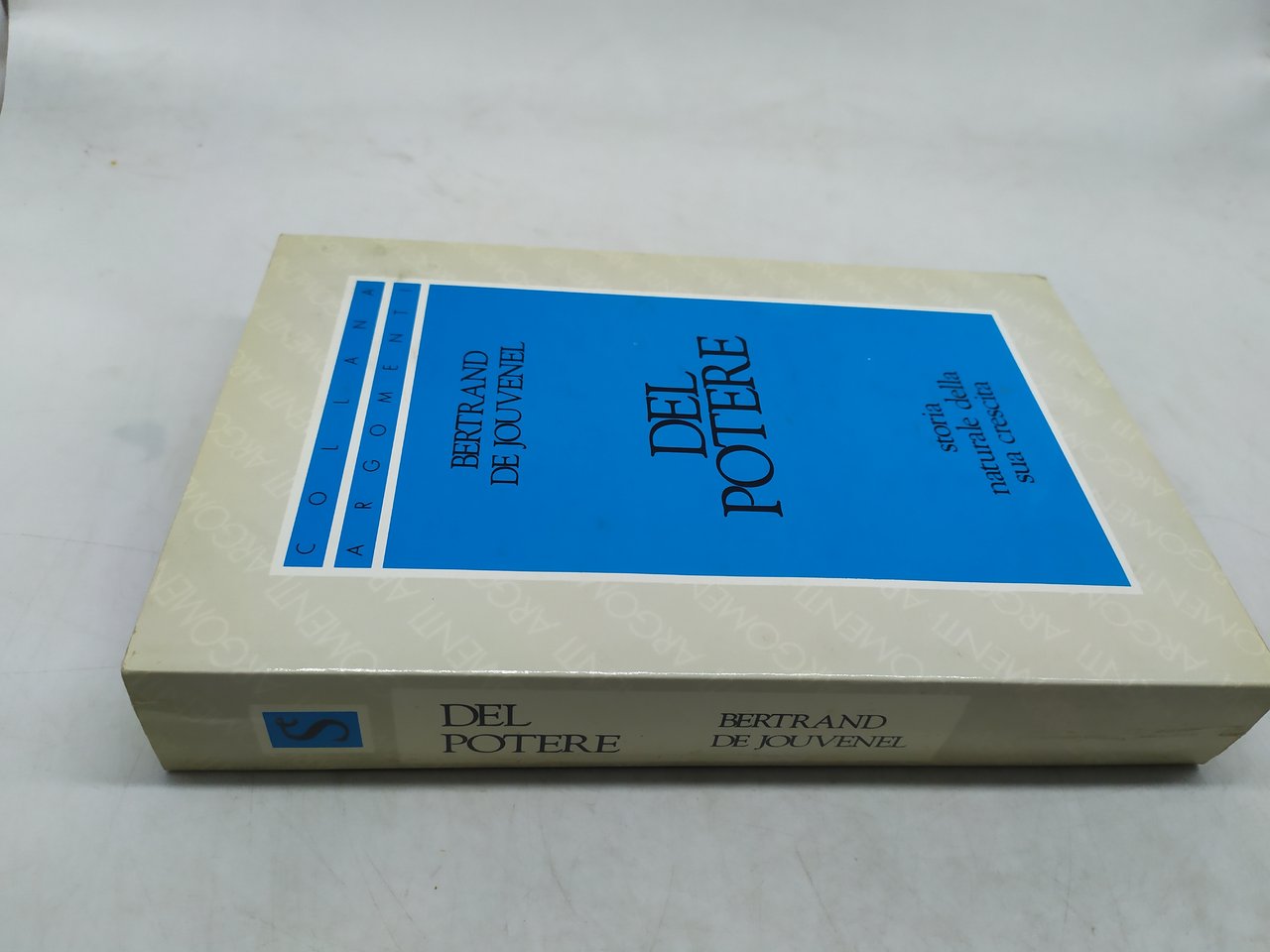 bertrand de jouvenel del potere storia naturale della sua crescita