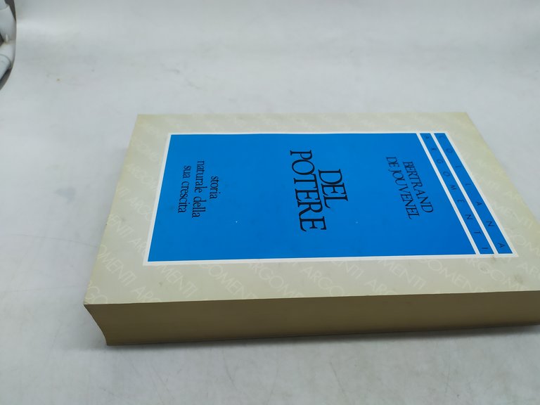 bertrand de jouvenel del potere storia naturale della sua crescita