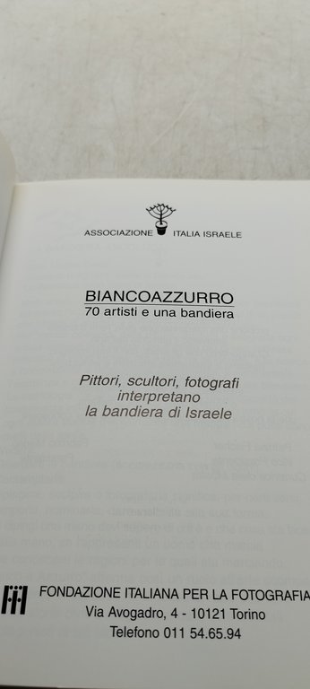 biancoazzurro 70 artisti e una bandiera