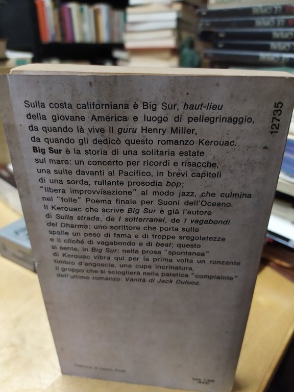 BIG SUR di JACK KEROUAC oscar mondadori