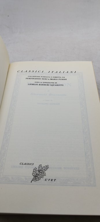 boccaccio decameron utet