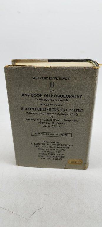 boericke's with repertory augmented indian edition