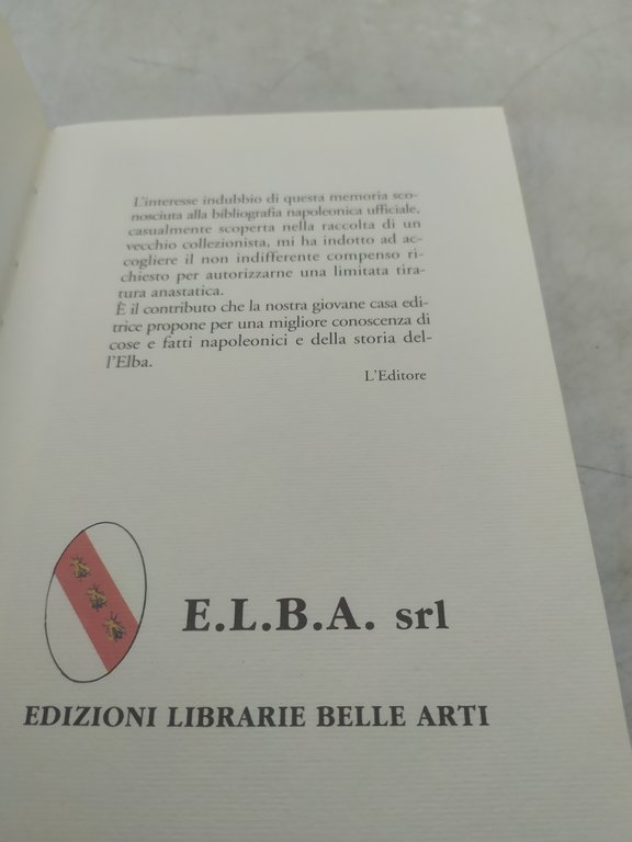 bonaparte all'isola d'elba nel 1814 libreria belle arti