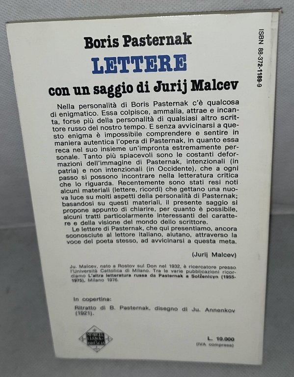 boris pasternak lettere con un saggio di juruj malcev | Immagine Gallery 3