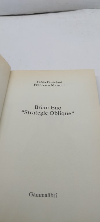 brian eno strategie oblique